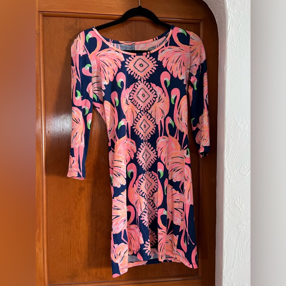 Lilly Pulitzer Beacon Dress Gimme Some Leg Print